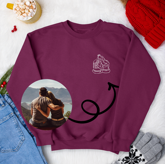 Gepersonaliseerde Portret Sweater